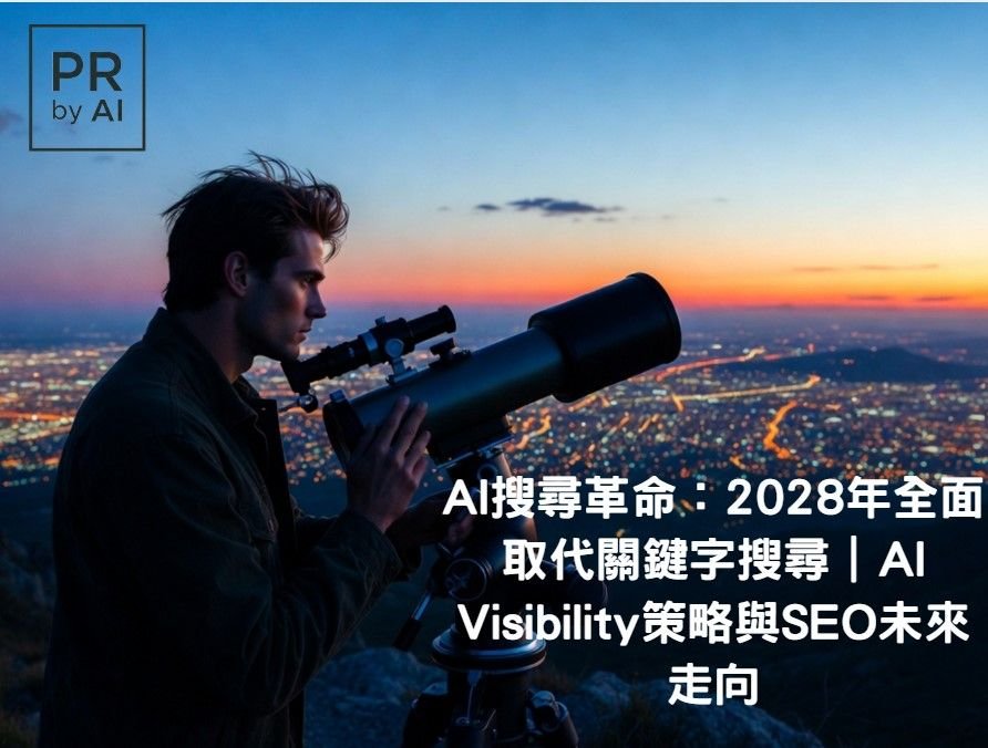 AI搜尋革命：2028年全面取代關鍵字搜尋｜AI Visibility策略與SEO未來走向